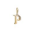 Thomas Sabo Damen-Charm-Anhänger O Buchstabe Gold Charm Club 925 Sterling Silber 1621-414-39