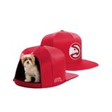 Red Atlanta Hawks Small Pet Nap Cap Dog Bed