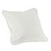 Monogrammed Outdoor Throw Pillow Cover - Canvas White Sunbrella, 20" x 20" - Ballard Designs Canvas White Sunbrella 20" x 20" - Ballard Designs