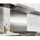 Satin Stainless Steel Splashback Guard Plate 800 mm x 700 mm