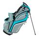 Ben Sayers Unisex's Dlx Stand Bag, Grey/Turquoise, 8.5-Inch