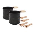 Cookut LUMI Choco-Chocolate Fondue Set for 4