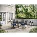 Alcott Hill® Keaney 5 Piece Outdoor Dining Set w/ Cushions Metal in Brown | Wayfair C6881133E3084D2DAFDD630BD55357B5