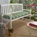 Highland Dunes Northville Indoor/Outdoor Sunbrella Bench Cushion in Green/Blue/Brown | 3 H x 48 W in | Wayfair 9880637386E142C0AF051D9151336844