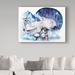 Trademark Fine Art 'Dreaming Of Winter' Graphic Art Print on Wrapped Canvas in White/Black | 35 H x 47 W x 2 D in | Wayfair ALI32786-C3547GG