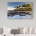 Trademark Fine Art 'Lava Falls' Photographic Print on Wrapped Canvas Metal in Blue/Green | 22 H x 32 W x 2 D in | Wayfair PL00383-C2232GG