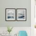 Wade Logan® Drifting Tides - 2 Piece Single Picture Frame Painting Print on Paper in Blue/Gray | 14 H x 11 W in | Wayfair LDER8006 43370499