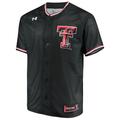 Men's Under Armour Black Texas Tech Red Raiders Performance Replica Baseball Jersey