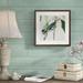 August Grove® 'Bird Park' 2 Piece Framed Graphic Art Print Set Paper in Blue/Green | 17.13 H x 17.13 W x 2 D in | Wayfair