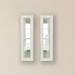 House of Hampton® Truluck 2 Piece Panels Traditional Mirror Set Plastic | 30.5 H x 9.5 W x 1.25 D in | Wayfair A9F978E736744FA6A882052475AFD45D