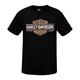 HARLEY-DAVIDSON® Long Logo T-Shirt and Warr's London Timeless Legends Back (2XL) Black