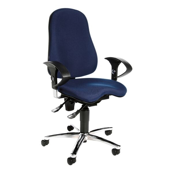 Topstar Bürostuhl »Sitness 10« mit Armlehnen blau