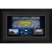 Toronto Blue Jays Framed 10" x 18" Stadium Panoramic Collage with a Piece of Game-Used Baseball - Limited Edition 500