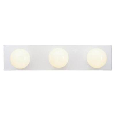 Westinghouse 66594 - 3 Light White Vanity Light Fixture (3 Light Bath Bar, White Finish)