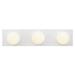 Westinghouse 66594 - 3 Light White Vanity Light Fixture (3 Light Bath Bar, White Finish)