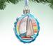 The Holiday Aisle® Flower Sailboat Coastal Glass Ornament Glass in Blue/Gray | 3 H x 2 W x 1.5 D in | Wayfair 6D3A7AA5B625450AB2D4785F75B2132F