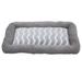Petmate Snoozzy Hip as a Zig Zag Low Bumper Bolster Polyester in Gray | 0.6 H x 18 W x 14 D in | Wayfair 84691
