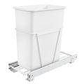 Rev-A-Shelf Single Pull Out Kitchen Cabinet Trash Can 30 Qt, RV-9PB S Stainless Steel in Gray/White | 19.25 H x 9.5 W x 22 D in | Wayfair