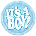 The Beistle Company It's A Boy Dessert Plate for 8 Guests in Blue/White | 9" H x 9" W x 0.01" D | Wayfair 58042