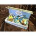 The Holiday Aisle® 3 Piece Forest Friendship Glass Holiday Shaped Ornaments Set Glass in Blue/Brown/Yellow | 9 H x 4 W x 2 D in | Wayfair