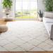 White 120 x 1.18 in Area Rug - Wrought Studio™ Angelka Geometric Ivory/Beige Area Rug, Synthetic | 120 W x 1.18 D in | Wayfair