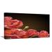 Design Art Poppy Flowers Vector - Wrapped Canvas Print Canvas, Solid Wood in Black/Red | 12 H x 20 W x 1 D in | Wayfair PT6091-20-12