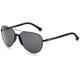 Emporio Armani Men's 0EA2059 320387 61 Sunglasses, Matte Black/Grey