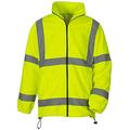 Yoko Men's Yk042/Hvk08 Hi Vis Heavyweight Fleece Jacket - Yellow, X-Large