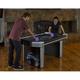 Triumph Sports 72" Air Hockey Table w/ Digital Scoreboard & Lights Manufactured Wood in Black/Brown | 31 H x 72 W x 40 D in | Wayfair 45-6800W