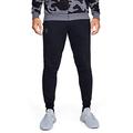 Under Armour Rival Fitted Tapered Jogger, Men's Skinny Joggers Made of Durable Fabric, Tight Tracksuit Bottoms Easy to Move in Men, Black (Black/Graphite (001)), 2XL