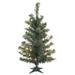 Vickerman 429761 - 30" Artificial Canadian Pine 35 Warm White Lights with Plastic Stand Christmas Tree (C812876LED)