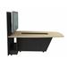 Symple Stuff Latshaw Curved end Conference Table Wood in Black | 62 H x 80 W x 48 D in | Wayfair 84674A19E3E54CB88B0EF29C2ACC3F5A