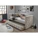 Greyleigh™ Billie Twin Daybed w/ Trundle Linen in Brown | 37.48 H x 42.72 W x 86.22 D in | Wayfair 130F5889C8B5479790AEFE6AA2D7E109