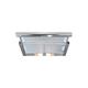 CDA 90cm Telescopic Canopy Cooker Hood - Stainless Steel