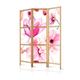 murando Room divider Flowers 135x171cm / 54"x68" 3 pieces Non-Woven Canvas Single-Sided Folding Screen Privacy wood pattern design hand made Home office Japan p-B-0010-z-b