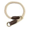 Da Vinci Lucrezia Seil Schlupfhalsband Hundehalsband Hunde Halsband, 55 cm, Cremefarben