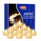 AGPTEK 100 PCS Battery Operated No Flicker Steady Flameless Led Candle Tea Lights, Batteries Included, Electric Fake Candles for Wedding Party- Warm White