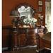 Astoria Grand Ryles 5 Drawer 71" W Combo Dresser w/ Mirror Wood in Brown | 38 H x 71 W x 21 D in | Wayfair 90F14022D6EB4CD497CB049F823A0E4D