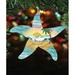 The Holiday Aisle® Starfish Scenic Hanging Shaped Ornament Wood in Blue/Brown | 5 H x 5 W x 1 D in | Wayfair 657498B5344E4E9FAA43CC2F7BC208DA