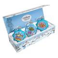 G Debrekht 3 Piece Under the Sea Holiday Shaped Ornament Set Glass in Blue | 9 H x 4 W x 3 D in | Wayfair 770132S3