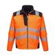 Portwest PW3 Warnschutz-Softshelljacke, Größe: XL, Farbe: Orange/Schwarz, T402OBRXL