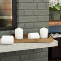 Alcott Hill® Pressed & Over-Dipped Unscented Pillar Candle Paraffin in White | 6 H x 3 W x 3 D in | Wayfair ALTH1658 41438438