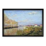 Darby Home Co 'Argenteuil the Seine' Acrylic Painting Print Canvas/Paper in Blue | 30 H x 42 W x 2 D in | Wayfair A0B5C3B4EAC048398DC27BD56E89ED1E