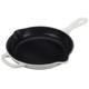 Le Creuset Enameled Cast Iron Skillet Non Stick/Enameled Cast Iron/Cast Iron in White | 2 H in | Wayfair 20182023010001