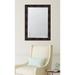 Melissa Van Hise Resin Frame Wall Mirror Resin in Gray/White/Brown | 46 H x 36 W x 1.75 D in | Wayfair MIR3162436