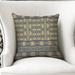 KAVKA DESIGNS Appa Accent Cotton Geometric Throw Pillow Eco-Fill/Polyester in White | 24 H x 24 W x 6 D in | Wayfair IDP-DI24-24X24-BGA537