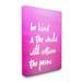 Ebern Designs Be Kind & The World Will Return The Favor by Lulusimon Studio - Textual Art Print on Canvas Canvas | 20 H x 16 W x 1.5 D in | Wayfair