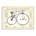 Stupell Industries Let's Go for a Spin Bike' Bicycles, Wood Spokes & Flat Steel Tires' Graphic Art Print Canvas | 10 H x 15 W x 1.5 D in | Wayfair