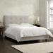 Skyline Furniture Standard Bed Upholstered/Velvet in Brown | 51 H x 78 W x 83 D in | Wayfair 793BEDVLVCHC