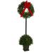 Vickerman 167687 - 6.5' Pine Lantern 100 Warm White LED Lights (6.5' Pine Lantern Dura-Lit LED 100WW (G174018LED))